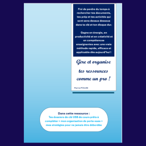 Gère et organise tes ressources comme un pro